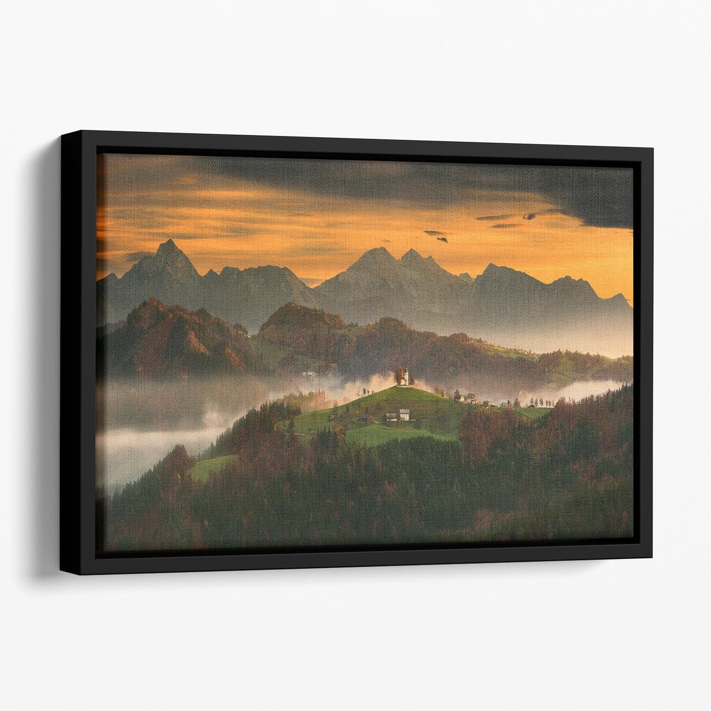 Church Floating Framed Canvas