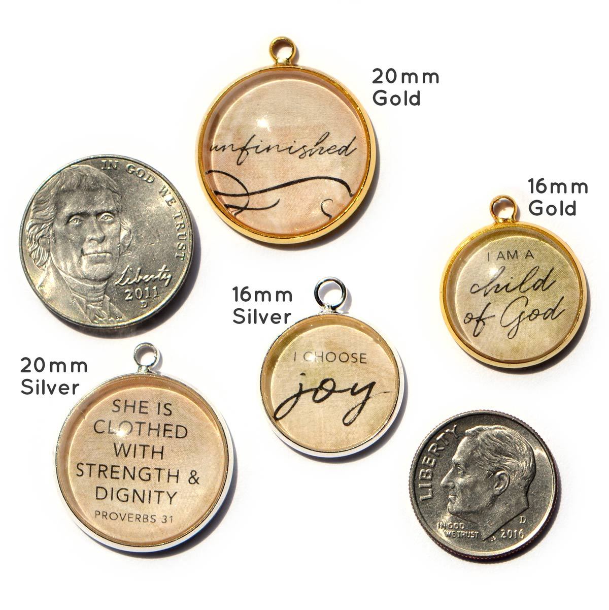 Bulk Assorted Christian and Scripture Charms for Jewelry Making