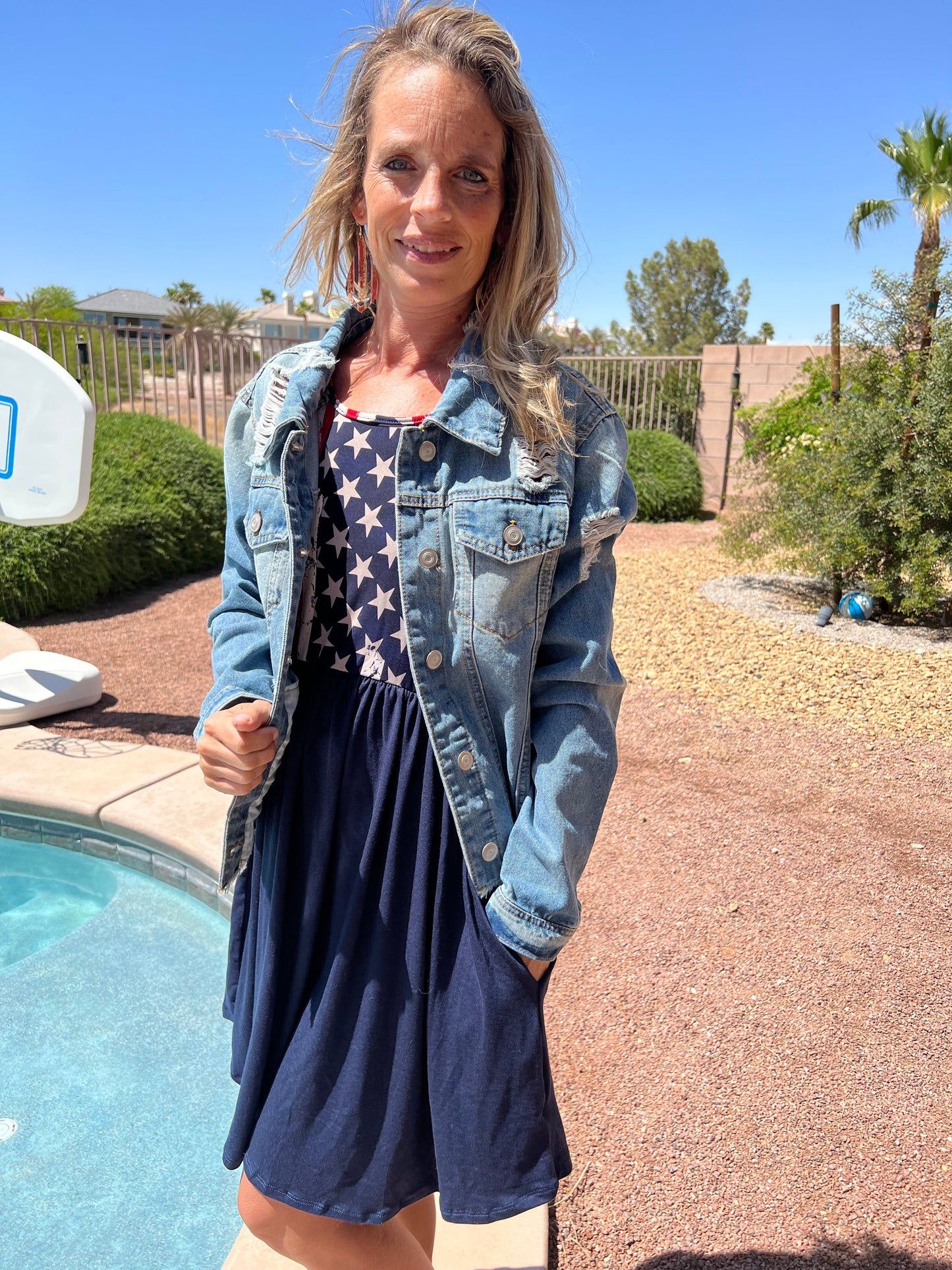 Patriotic Knit Dress