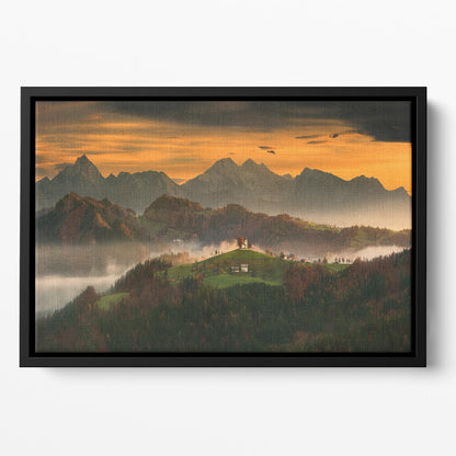 Church Floating Framed Canvas
