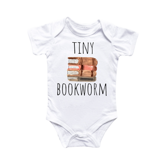 Bookworm Reader Books - Baby Boy Girl Clothes Infant Bodysuit Funny Cu
