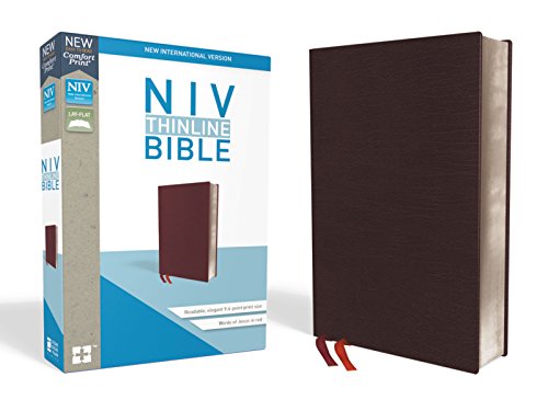NIV - Black & Gray Leathersoft Thinline Bible