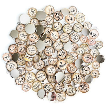 Bulk Assorted Christian and Scripture Charms for Jewelry Making