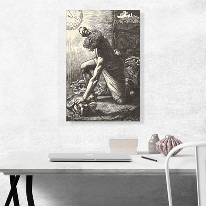 Jacob Hears Voice Of Lord Dalziels Bible Gallery 1865