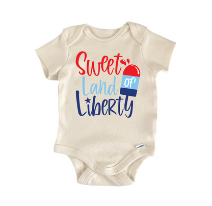 Sweet Land Of Liberty Patriotic July 4th -  Baby Boy Girl Clothes