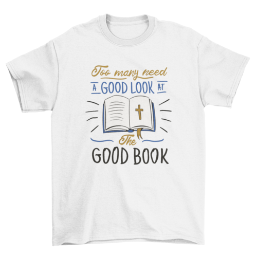 Bible book t-shirt