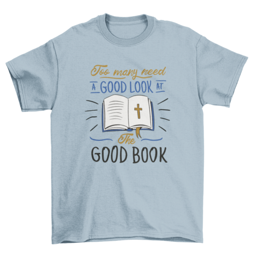 Bible book t-shirt