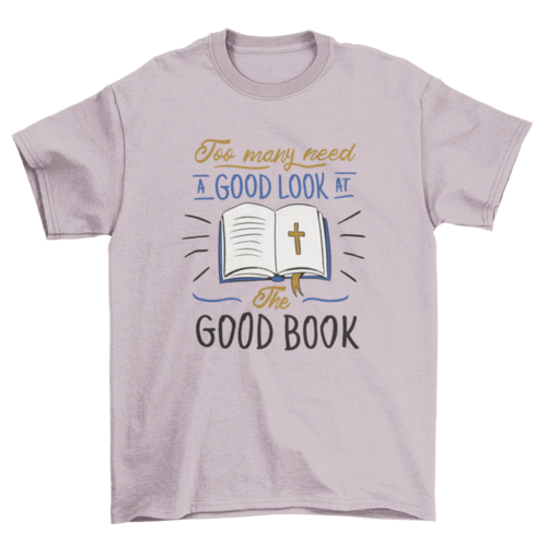 Bible book t-shirt