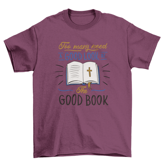 Bible book t-shirt