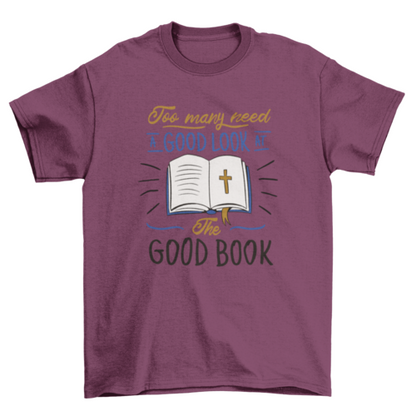 Bible book t-shirt