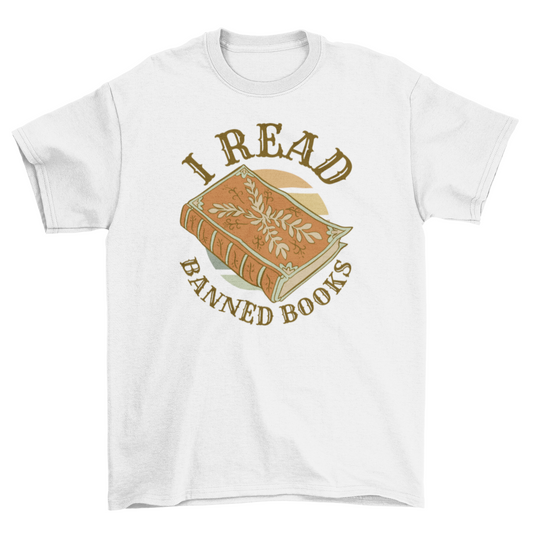 Bible cover with leaves t-shirt