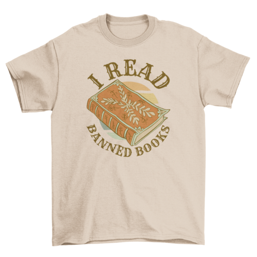 Bible cover with leaves t-shirt