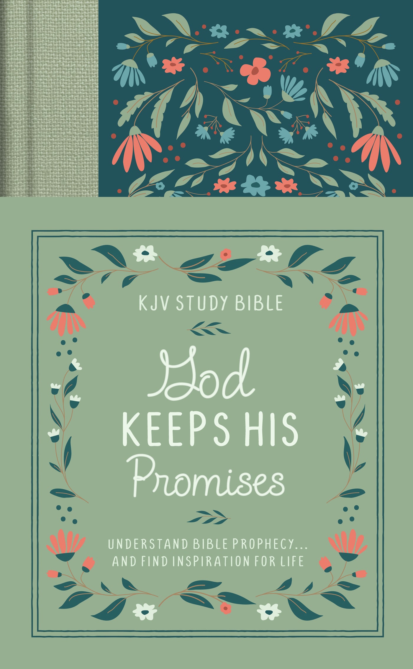 God Keeps His Promises KJV Study Bible [Sage Floral]