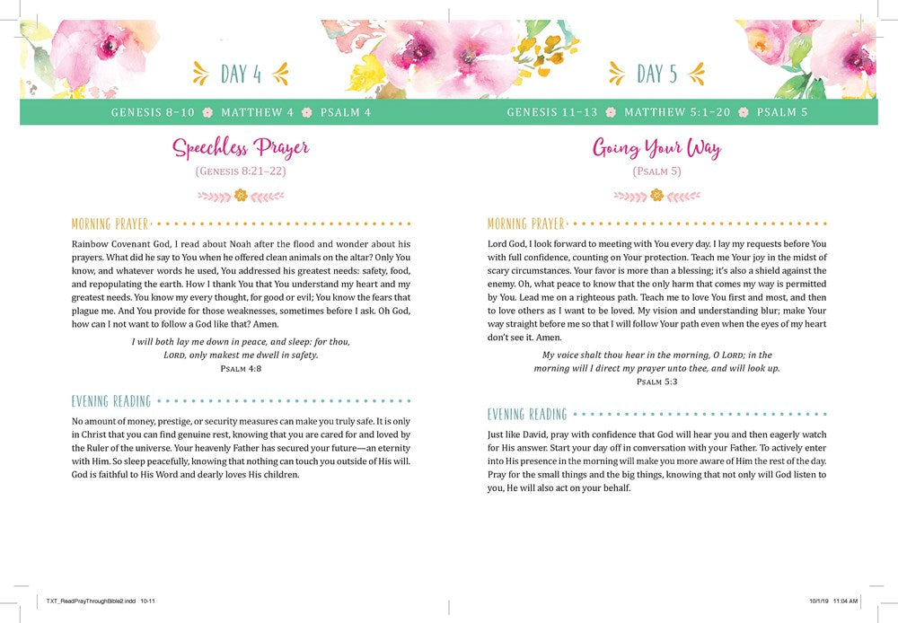 Read & Pray through the Bible in a Year