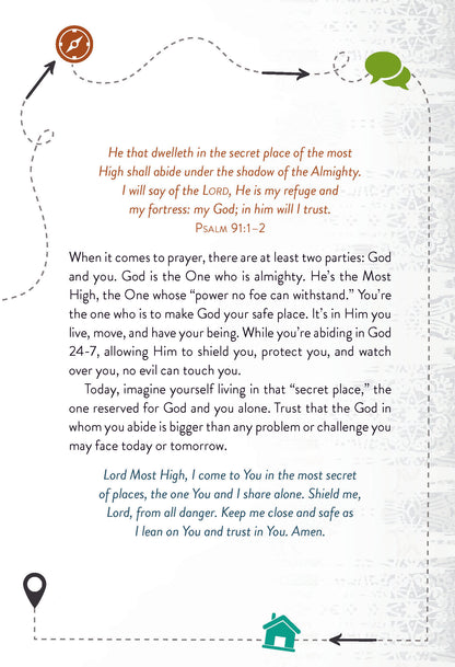 The KJV Prayer Map® Bible [Gray Weave]