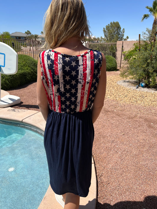 Patriotic Knit Dress